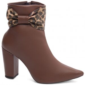 Bota Bico Fino Feminina Salto 9 cm