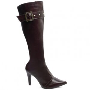 Bota Bico Fino Feminina Salto 9 cm