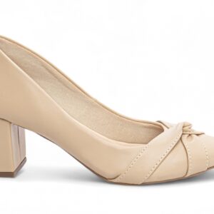 Sapato Scarpin Salto Grosso com 6,5 cm