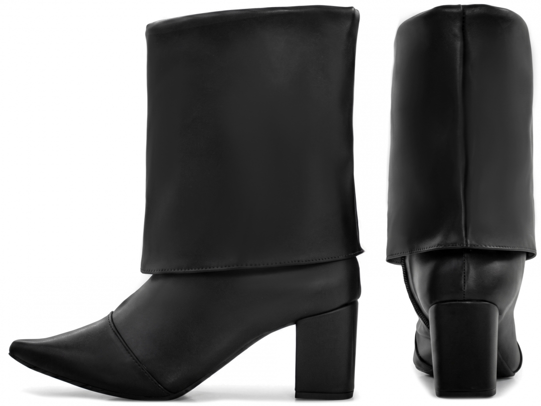 Bota Cano Curto Salto 6 cm