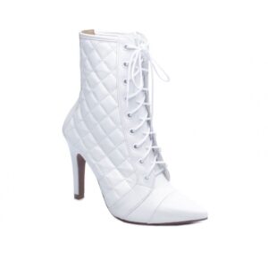 bota bico fino feminina salto 10 cm