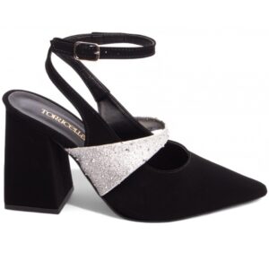 sapato scarpin salto grosso com 8,5 cm