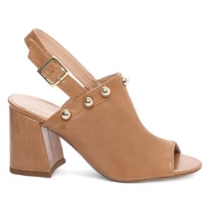 sandália ankle boot feminina salto grosso com 7 cm